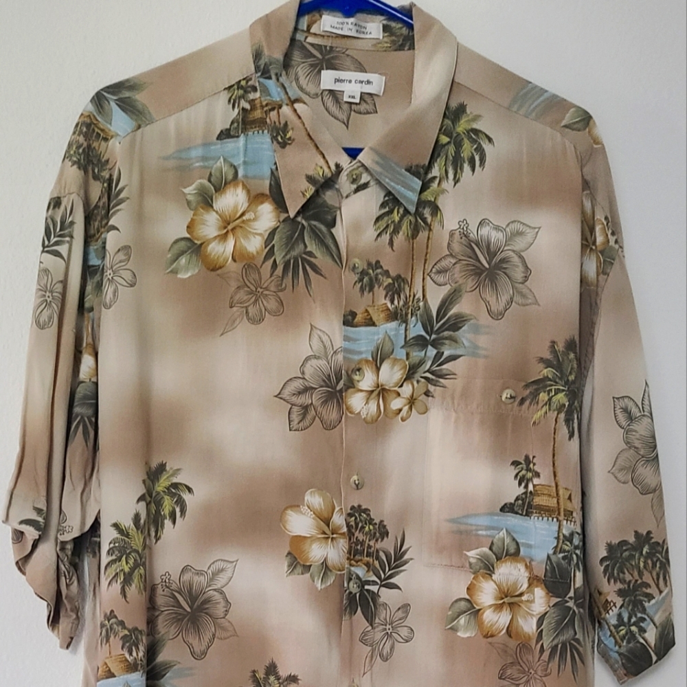 Pierre Cardin mens casual dress shirt  xxl 52
